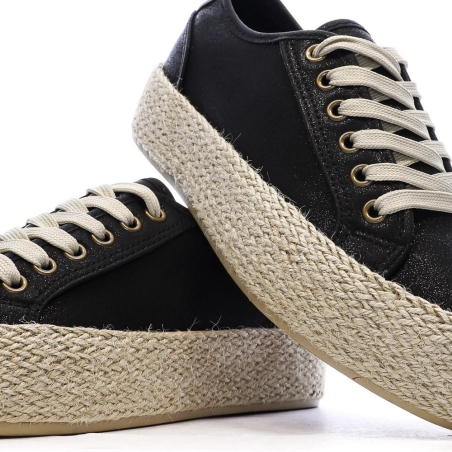 Baskets Noires Femme Chattawak Summer