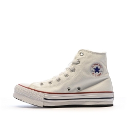 Baskets Blanches à Plateforme Femme Converse All Star High