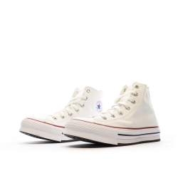 Baskets Blanches à Plateforme Femme Converse All Star High