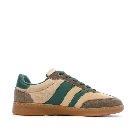 Baskets Vert Foncé/Beige Femme Teddy Smith 120235