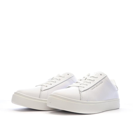 Baskets Blanches Femme Tommy Hilfiger Essential Court