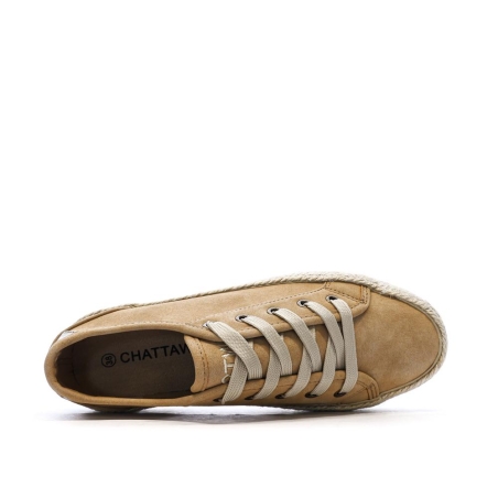 Baskets Taupe Femme Chattawak Summer