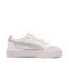 Baskets Blanc/Rose/Gris Femme Puma Carina Mia