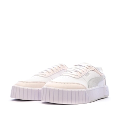 Baskets Blanc/Rose/Gris Femme Puma Carina Mia