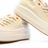 Baskets Basses Beige Femme Refresh Lona