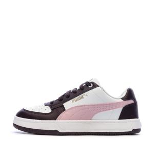 Baskets Blanc/Noir/Roses Femme Puma Caven 2.0