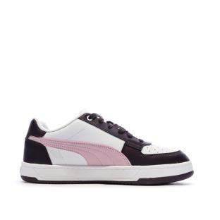 Baskets Blanc/Noir/Roses Femme Puma Caven 2.0