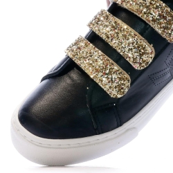 Baskets Noir Femme Kaporal Tippy