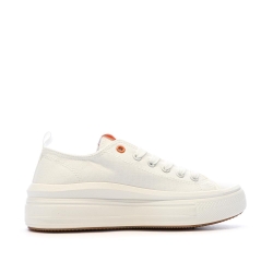 Baskets Basses Blanches Femme Refresh Lona