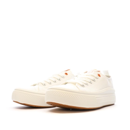 Baskets Basses Blanches Femme Refresh Lona