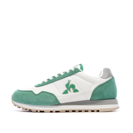Baskets Blanches/Verte Femme Le Coq Sportif Astra_2 W Optical
