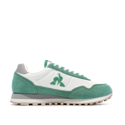Baskets Blanches/Verte Femme Le Coq Sportif Astra_2 W Optical