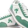 Baskets Blanches/Verte Femme Le Coq Sportif Astra_2 W Optical