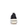 Baskets Basses Noires Femme Refresh Lona