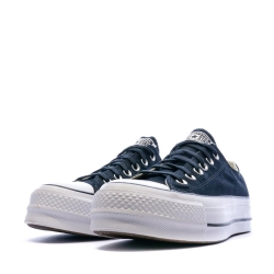 Baskets Plateforme Noires Femme Converse Ox
