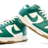 Baskets Blanche/Verte Femme Nike Dunk