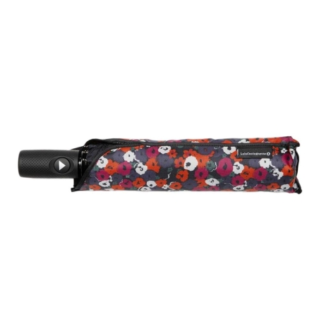 Parapluie noir imprimé fleuri Femme LULU CASTAGNETTE