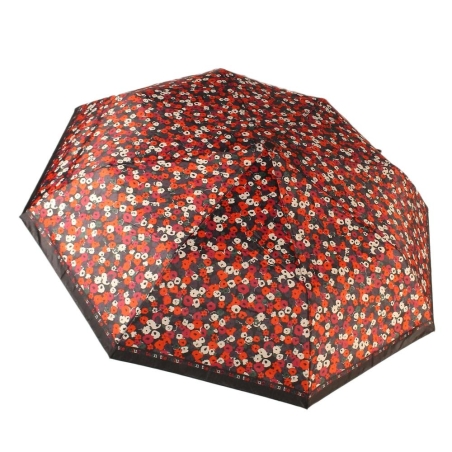 Parapluie noir imprimé fleuri Femme LULU CASTAGNETTE