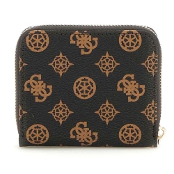 Portefeuille Marron Femme Guess Laurel Slg Small