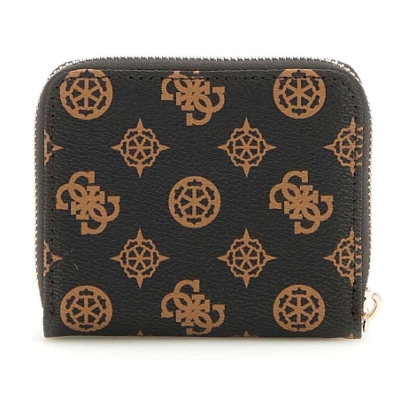 Portefeuille Marron Femme Guess Laurel Slg Small