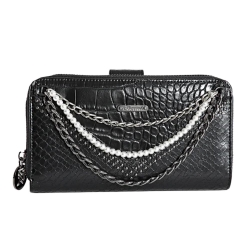 Portefeuille Noir Femme Kaporal NESSY