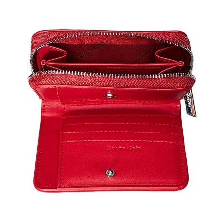 Portefeuille Rouge Femme Calvin Klein Jeans Ck
