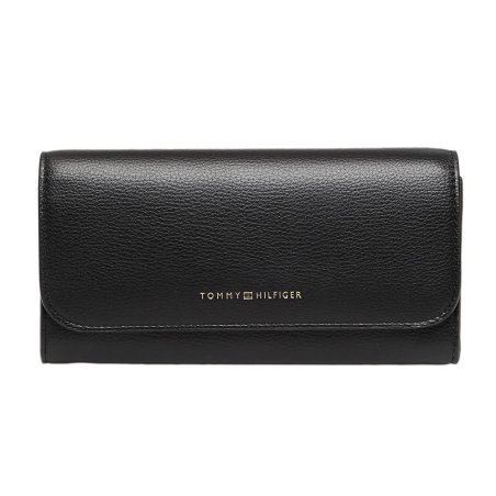 Portefeuilles Noir Tommy Hilfiger Th Flag Lrg Flap [6964d6d6759b0]