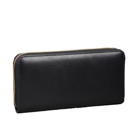 Portefeuille Noir Femme Calvin Klein Jeans Ck Large Zip