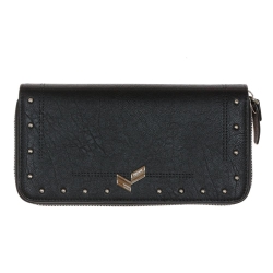 Portefeuille Noir Femme Kaporal Loren