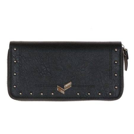Portefeuille Noir Femme Kaporal Loren