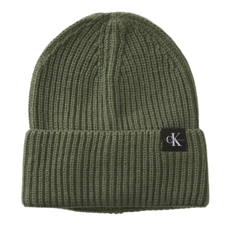 Bonnet Kaki Femme Calvin Klein Jeans Beanie