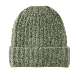 Bonnet Vert Femme Pieces Structured