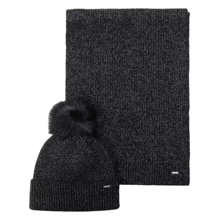 Coffret Bonnet + Echarpe Noir Femme Kaporal MELLY