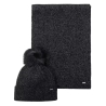 Coffret Bonnet + Echarpe Noir Femme Kaporal MELLY