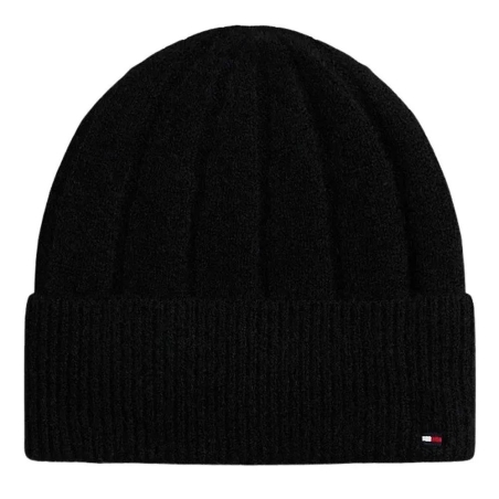 Bonnet Noir Femme Tommy Hilfiger Flag Fluffy