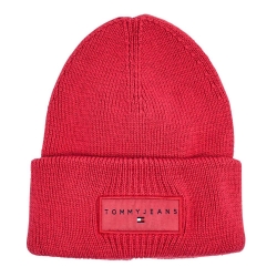 Bonnet Rose Femme Tommy Hilfiger Linear Beanie