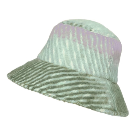 Bob Vert/Beige Femme Vero Moda Bucket Hat
