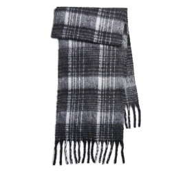 Echarpe Noir/Gris Femme Pieces Natrisse