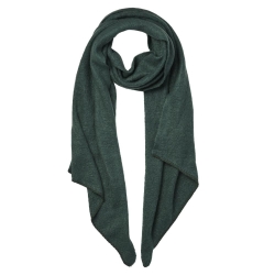 Écharpe Verte Femme Pieces Long