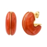 Boucles D'oreilles Orange/Rouge Femme Clio Blue Livia