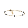 Bracelet Doré/Noir Clio Blue BR0047