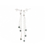 Boucle d'Oreilles Vertes Clio Blue Cristal