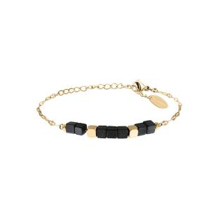 Bracelet Doré/Noir Clio Blue BR0030