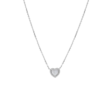 Collier Cœur Blanc Clio Blue Angel