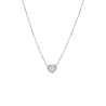 Collier Cœur Blanc Clio Blue Angel