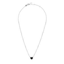 Collier Cœur Noir Clio Blue Angel