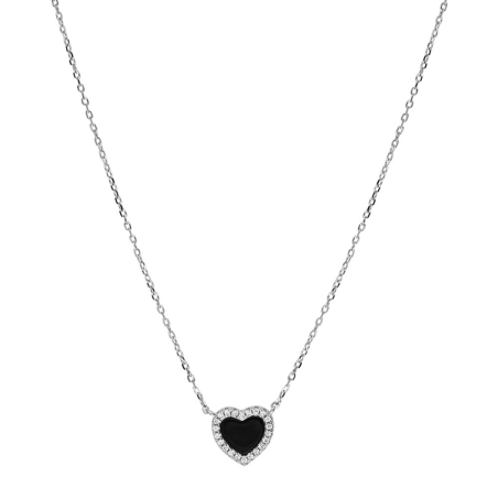 Collier Cœur Noir Clio Blue Angel