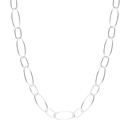 Collier Chainette Argenté Clio Blue Lila