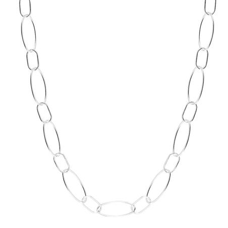 Collier Chainette Argenté Clio Blue Lila