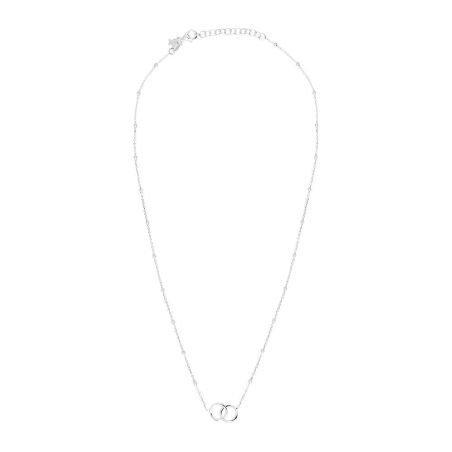 Collier Argenté Anneaux Clio Blue CO4008